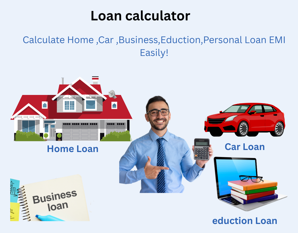 loan calculator easly calulate your all types emi